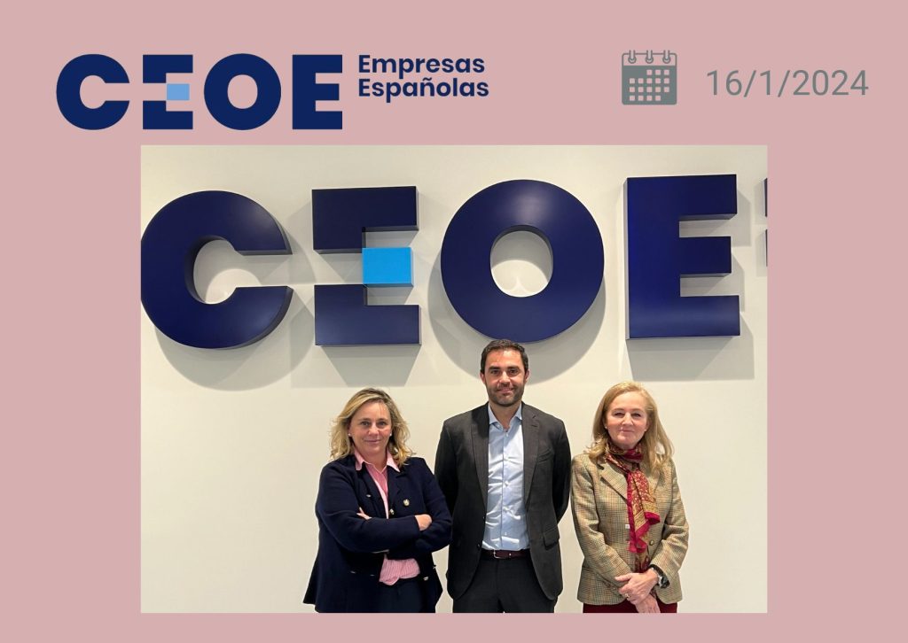 Susana Quintás y Joaquina Garrido en la CEOE