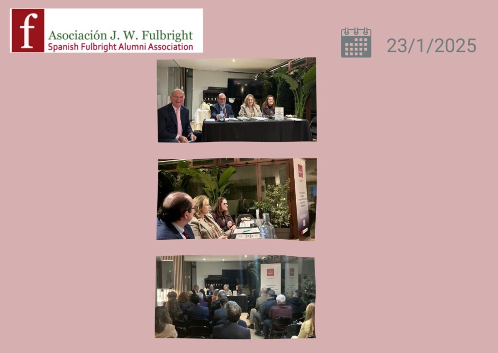 Evento de la Asociación J.W. Fulbright con la participación de Susana Quintás en un panel sobre liderazgo y transformación empresarial