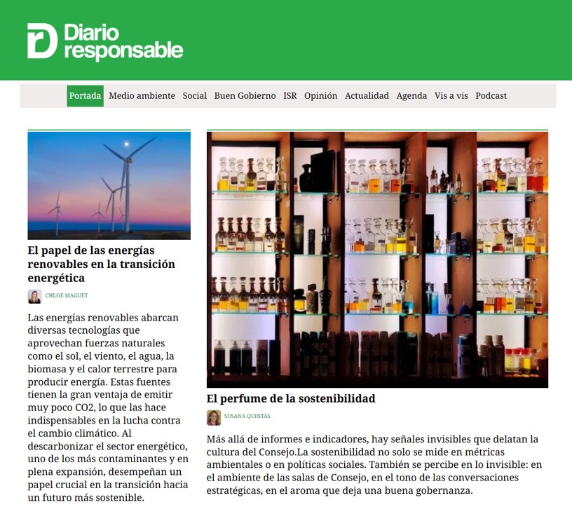 Estantería con frascos de perfume que ilustran visualmente la metáfora del artículo sobre cómo los consejos de administración emiten señales culturales invisibles que reflejan su estilo de liderazgo y sostenibilidad.