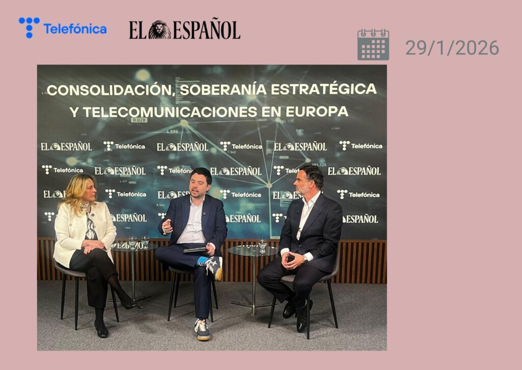 Mesa redonda sobre soberanía estratégica y consolidación de las telecomunicaciones en Europa.